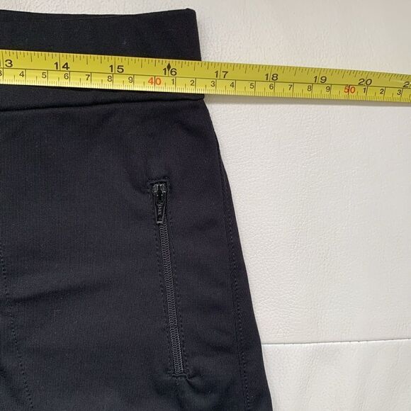 Athleta  High Rise Straight Zip Closure Front Pocket Logo Women’s Pants Size LT - Picture 3 of 7